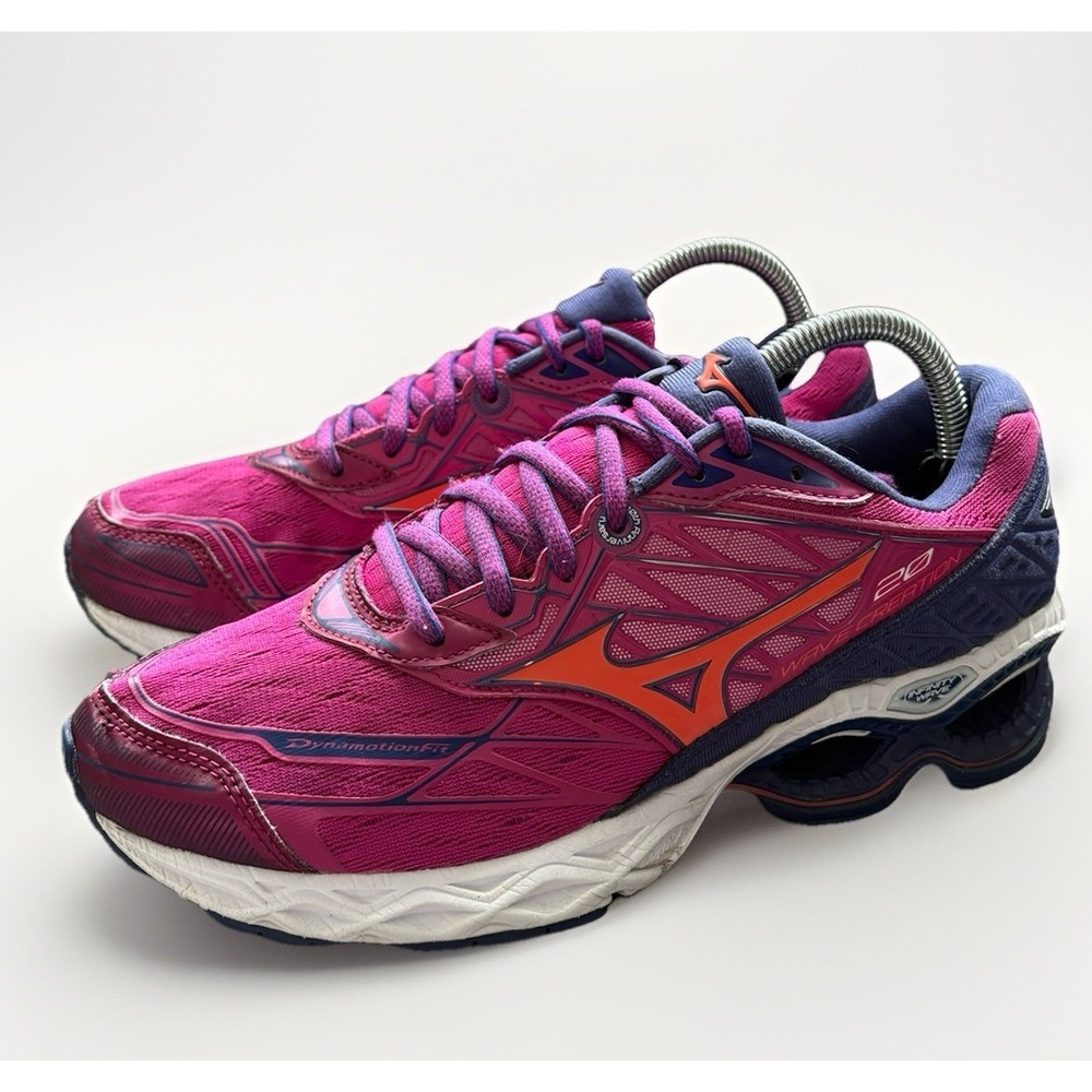 Mizuno Wave Creation 20 Purple Infinity‎ Wave Running Shoes Womens Size 9
